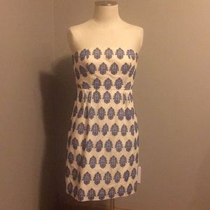 J Crew summer strapless dress with pockets!